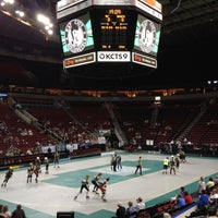 Photo taken at Rat City Rollergirls at Key Arena by Jessica D. on 5/12/2013