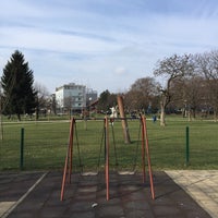 Photo taken at Park Stara Trešnjevka by Alen G. on 3/1/2015
