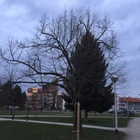 Photo taken at Park Stara Trešnjevka by Alen G. on 2/26/2015