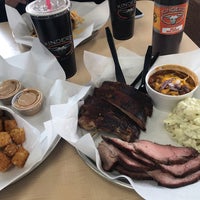 Photo taken at Kinder&amp;#39;s Meats Deli BBQ by Jose S. on 11/10/2018