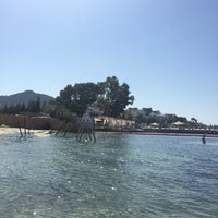 Photo taken at Çilek Beach Club by Burak M. on 9/18/2016