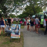 Photo taken at Food Truck Invasion&amp;#39;s Family Night @ Plantation Heritage Park by Lourdes on 5/7/2013
