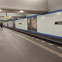 Photo taken at U Boddinstraße by Zig on 2/20/2019