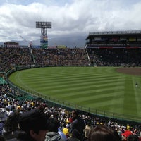 Photo taken at Hanshin Koshien Stadium by JPGR on 4/21/2013