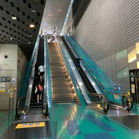 Photo taken at Stadium MRT Station (CC6) by T K. on 4/25/2021