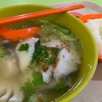 Photo taken at Han Kee Fish Soup by T K. on 4/8/2021