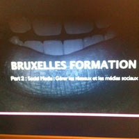Photo taken at Bruxelles Formation by Désiré D. on 10/29/2012