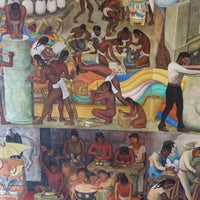 Photo taken at Diego Rivera Pan American Unity mural CCSF by Martina E. on 9/8/2018