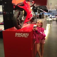 Photo taken at Ducati Caffe by Mimi S. on 7/7/2013