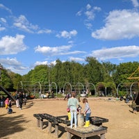 Photo taken at Spielplatz am Bürgerpark by Nils A. on 5/16/2021