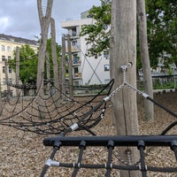 Photo taken at Spielplatz Stangenwald by Nils A. on 5/24/2020