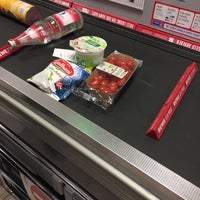 Photo taken at REWE by Cristina L. on 6/12/2018