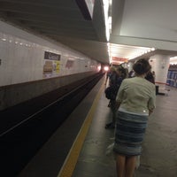 Photo taken at Станция метро «Автозаводская» by Sad Boy on 9/13/2016
