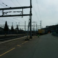 Photo taken at Bahnhof Ostermundigen by Guido G. on 4/7/2014