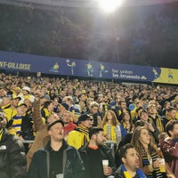 Photo taken at Stade Joseph Marien by Mateusz K. on 10/19/2022