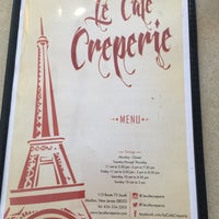 Photo taken at Le Cafe Creperie by Katrina B. on 11/30/2014