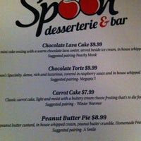 Photo taken at The Middle Spoon Desserterie &amp;amp; Bar by Stephanie M. on 1/9/2013