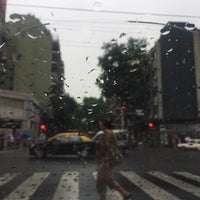 Photo taken at Av. Corrientes y Av. Medrano by Alejandro L on 12/22/2016