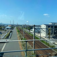 Photo taken at Shin-Yatsushiro Station by しみちゃん あ. on 9/8/2023