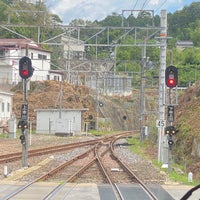 Photo taken at Tenryūkyō Station by しみちゃん あ. on 8/22/2023