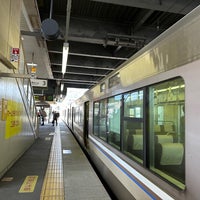 Photo taken at Saga-Arashiyama Station by しみちゃん あ. on 12/11/2023