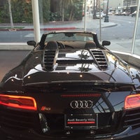 Photo taken at Audi Beverly Hills by Burak Y. on 2/1/2015