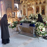 Photo taken at Алексеево-Акатов женский монастырь by Denis S. on 4/18/2014