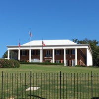 Photo taken at Georgia Governor&amp;#39;s Mansion by Laura F. on 10/17/2015