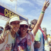 Photo taken at The Color Run Salvador by Mariana S. on 3/30/2014