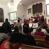 Photo taken at Greater Centennial AME Zion Church by Madeline A. on 3/28/2013