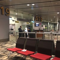 Photo taken at Gate A19 by Iwan T. on 2/22/2018