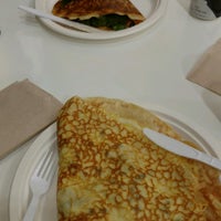 Photo taken at Hazelnuts Creperie by chris c. on 11/12/2016