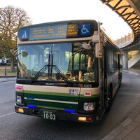 Photo taken at Maihama Sta. Bus Stop by タツナリ 　. on 2/28/2023