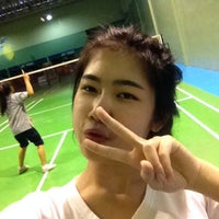 Photo taken at MT Arena Badminton Club by Natcha A.♡ on 1/22/2015