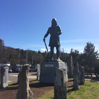 Photo taken at Leif Erikson Statue by Annamaria T. on 3/19/2017