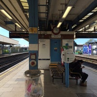 Photo taken at Neasden London Underground Station by Marilia🐾 P. on 4/29/2016