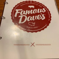 Photo taken at Famous Dave&amp;#39;s by Bob D. on 3/22/2019