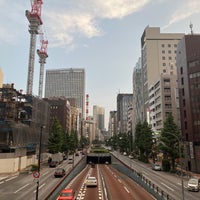 Photo taken at 銀東一歩道橋 by Yuko N. on 7/4/2023