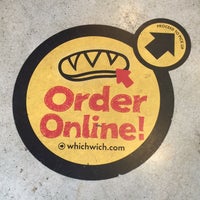 Photo taken at Which Wich? Superior Sandwiches by June on 5/20/2016