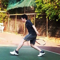 Photo taken at Sirisuk Tennis Court by MeePooh C. on 3/10/2013