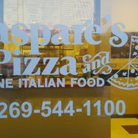 Photo taken at Jaspare&#39;s Pizza and Fine Italian Food - Stadium Drive by Hywell M. on 3/29/2013