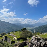 Photo taken at Takeda Castle Ruins by Murakami on 9/17/2023