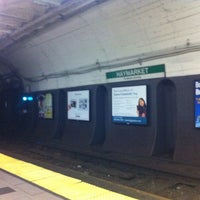 Photo taken at MBTA Haymarket Station by Jason H. on 5/8/2013