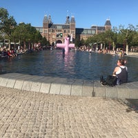 Photo taken at Museumplein vijver by André B. on 6/29/2019