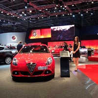 Photo taken at Stand Alfa Romeo by LORE M. on 10/3/2014