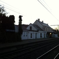 Photo taken at Station Ukkel-Kalevoet / Gare d&amp;#39;Uccle-Calevoet by Jonathan J. on 11/22/2012
