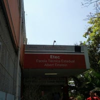 Photo taken at Escola Técnica Estadual Albert Einstein by Pedro L. on 10/7/2012