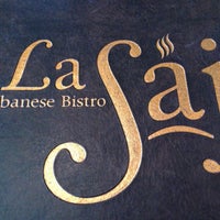 Photo taken at La Saj Lebanese Bistro by Blake C. on 2/9/2013