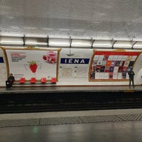 Photo taken at Métro Iéna [9] by Soy T. on 5/5/2019