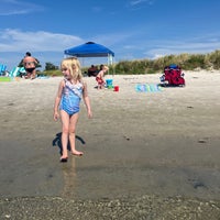 Photo taken at Cape Charles Beach by Allison B. on 8/24/2022
